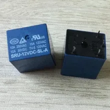 10 шт. 4 контакта SRU-05VDC-SL-A SRU-12VDC-SL-A SRU-24VDC-SL-A 15A 120VAC реле