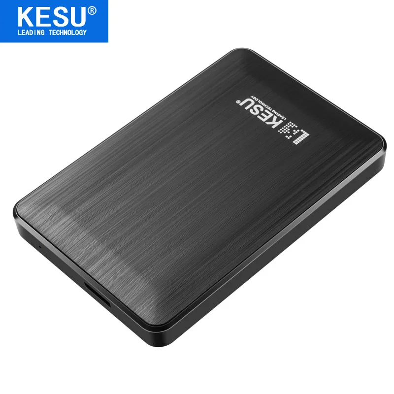 Black Color KESU 2.5 Portable External Hard Drive Disk 160GB 250GB 320GB 500GB  High Speed USB3.0 Storage HDD