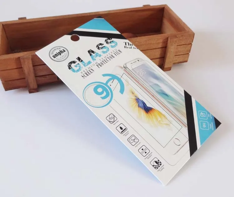 1000 шт. защитная пленка из закаленного стекла 9H для iPhone 7/ 6SE Samsung Note 7|packaging box design|box