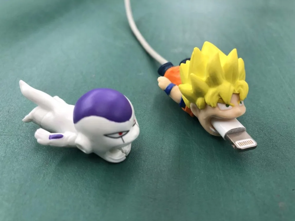 Dragon Ball Z кабель протектор для Iphone Winder Bite аксессуар для телефона, держатель-органайзер модель животного забавная игрушка