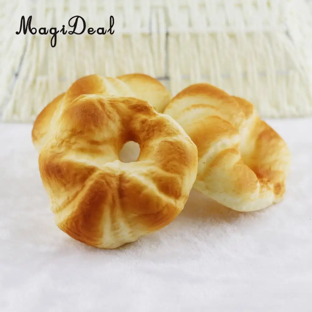 MagiDeal Artificial French Loaf Bread - Decorative Foam Food Fake Bread Desserts Car Bolster Kids Pretend Toy Games Play Props	