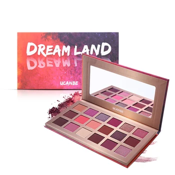 

Professional 18 Colors Fashion Glitter Eyeshadow Palette Natural Nude Makeup Set Shimmer Matte Eye Shadow
