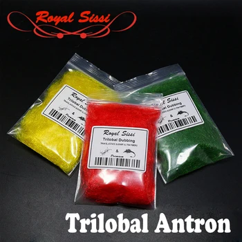 

12 optional colors trilobal dubbing fly tying antron dubs translucence gleamy dubbing materials crystal czech buggy nymph dubs
