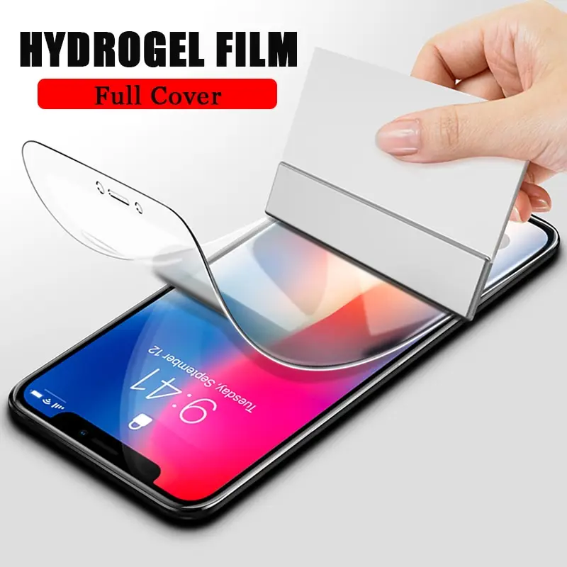 

Full Curved Hydrogel Screen Film On the For iPhone 6 S 6S XS Max XR X 7 8 Plus Protector Film For iPhone 7 7plus Protective Film