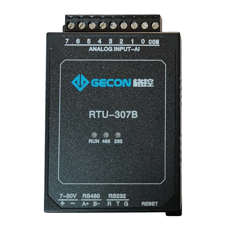 

RS485 DAQ 8AI 4-20MA 0-10V Analog Inputs Module, DI DO AO Optional, RS232 RS485 Modbus RTU