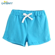 LONSANT/ г. летние детские повседневные однотонные Короткие хлопковые шорты для мальчиков и девочек модные детские штаны