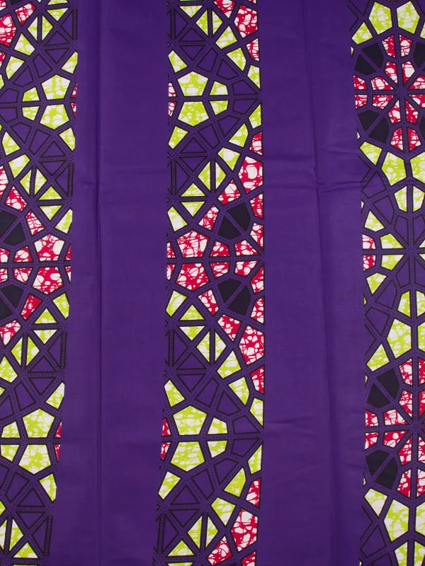 African Textiles Real Wax Purple Fuchsia Net Figures For Women Clothing rw72307 |