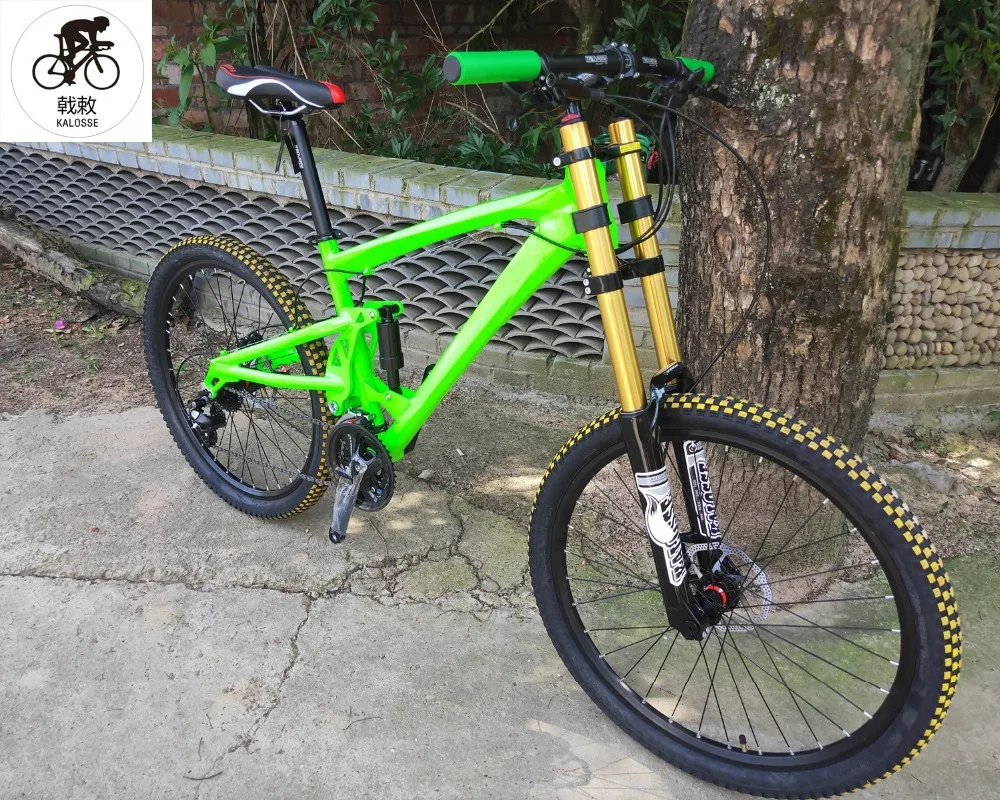 Best 27 speed  M390 165mm travel 26er mountain bicycle  Full suspension bike bicycle  Hydraulic brakes  mountain bike 1