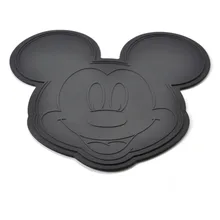 5 Stücke-Pack Hot Silikon Bahn rutschfeste Micky Silikon Cup Coaster Lebensmittelqualität und Hitzebeständige Schalen-matte Tischset