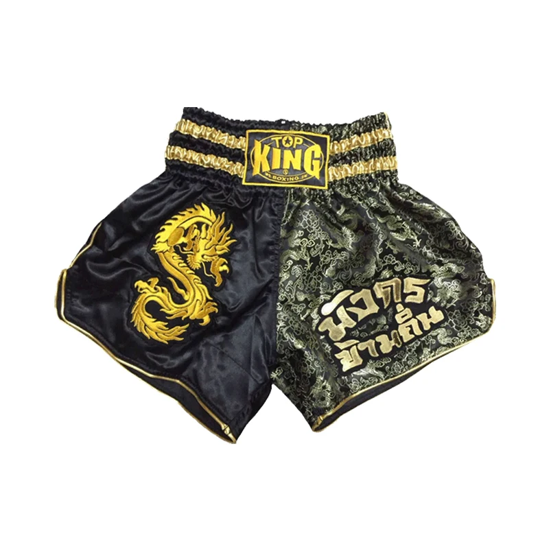 

Embroidery patches muay thai shorts trainning combat shorts