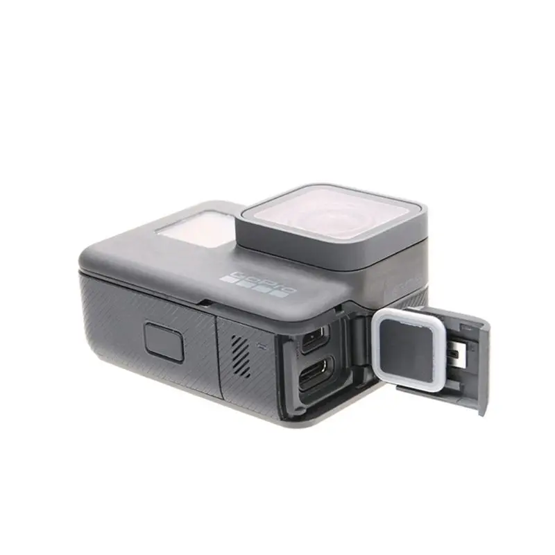 

Side Door Cover USB-C Mini HDMI Port Side Protector Replacement for GoPro HERO5/6/7 Black UV Filter Lens Repair Parts Accessori