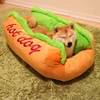 Hot Dog Soft Fiber Bed