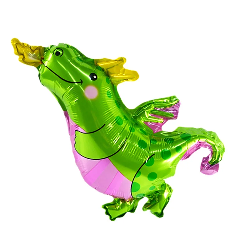

10pcs Mini Green Fire Dinosaur Foil Balloons Birthday Party Decorations Kids Kid's Dinosaur Party Decor Kid's Inflatable Toy