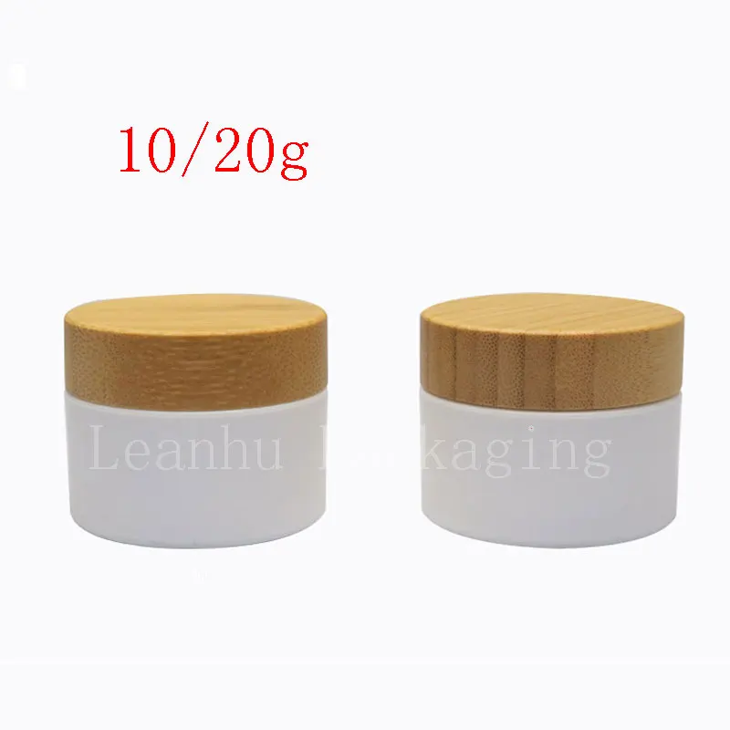 Download Unique empty bamboo cosmetic container for cosmetics packaging , bamboo bottle white cream jar ...