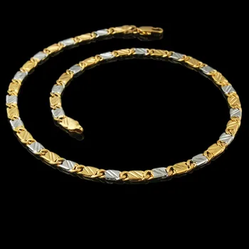

Fansheng new charm two -tone necklace for women and men of gift