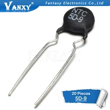 20 шт Термистор резистор NTC 5D-9 тепловой резистор