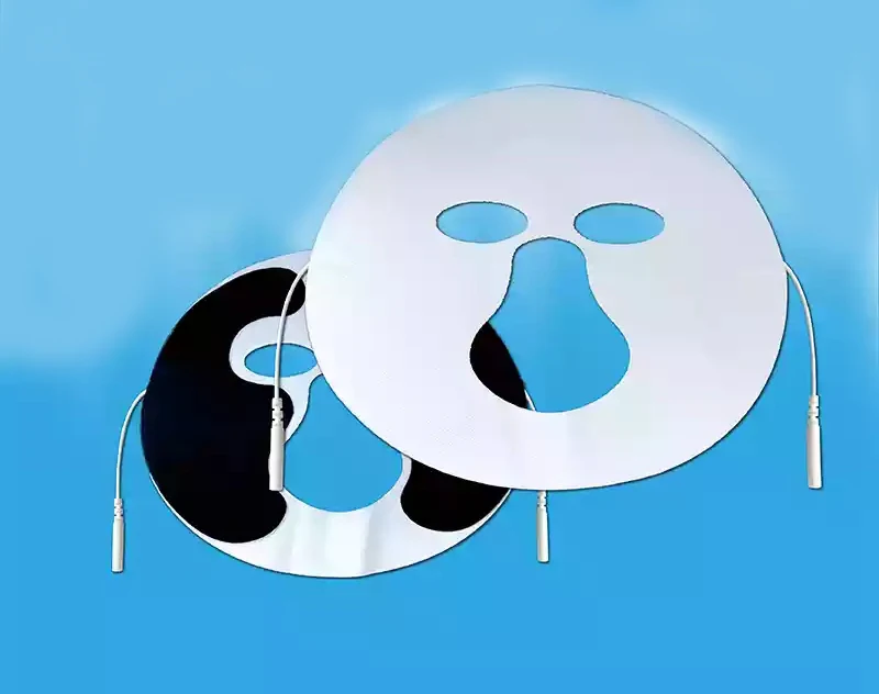 

Массажная маска для лица, 2,00 контактный разъем, подкладка с электродами, Нетканая маска для лица, ломтик, самоклеящаяся подкладка с электродами для ухода за лицом