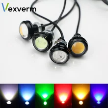 18MM Car Eagle Eye DRL Led Daytime Running Lights LED 12V Backup Reversing Parking Signal Automobiles Lamps DRL Car styling