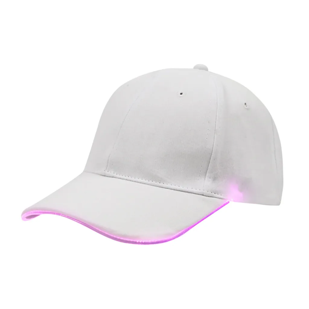 ISHOWTIENDA бейсболка хип-хоп кепка светодиодный светящаяся шапка светящаяся, для клуба вечерние бейсболки хип-хоп Регулируемая Спортивная Кепка Gorra Hombre# BL4 - Цвет: 4