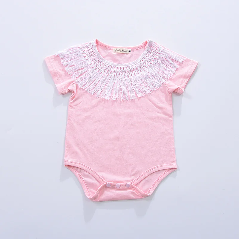 2017 Fashion Newborn Cotton Tassel Gypsy Baby Girls