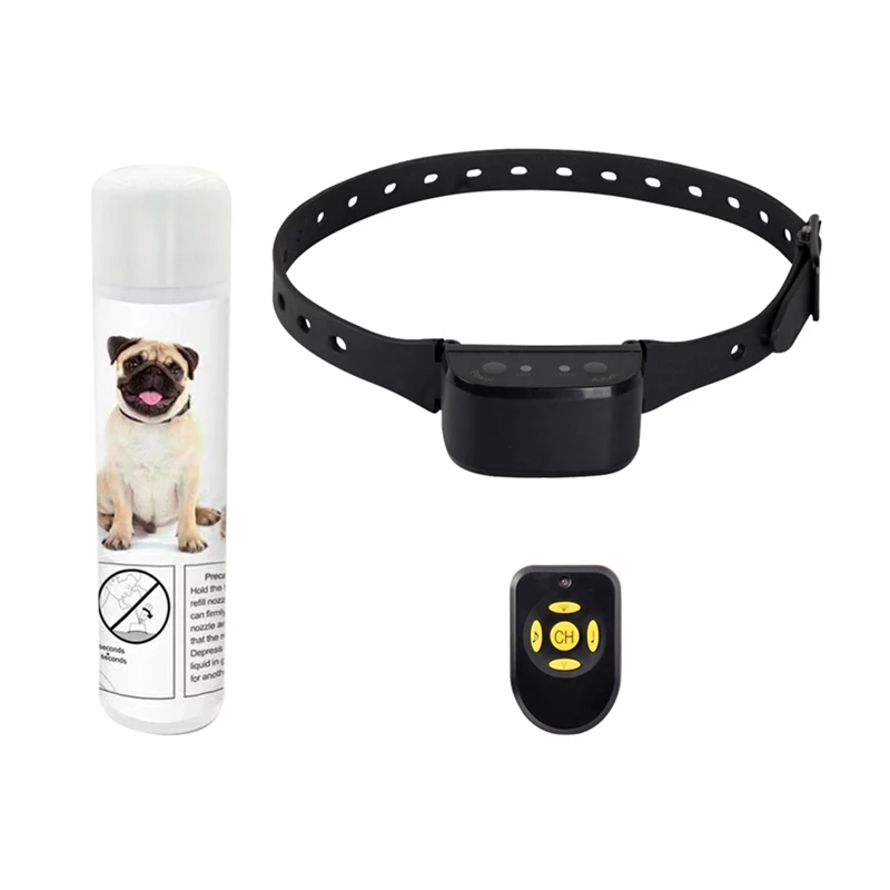 

Rechargeable Remote Control Spray Dog Training Device Automatically Check The Dog Called Snoring Device Two-In-One Circle