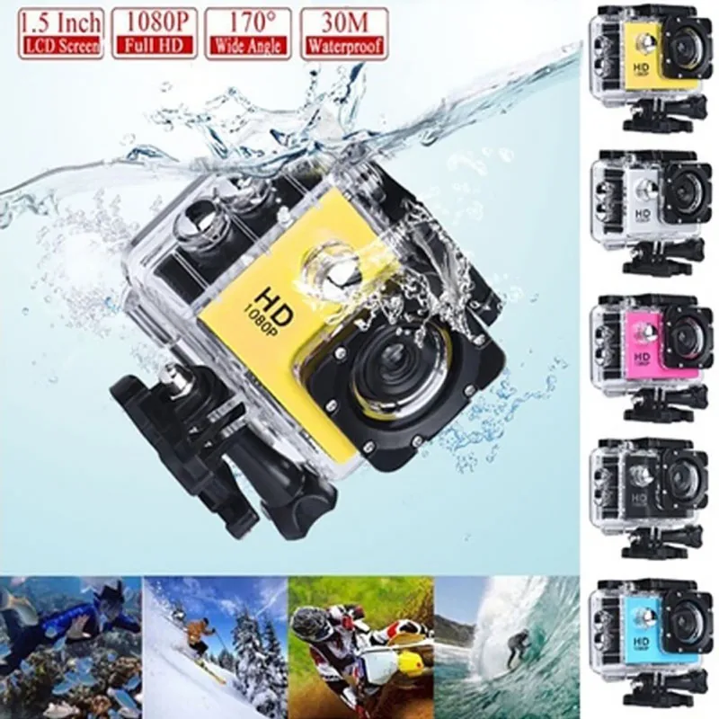 

Waterproof DV HD 1080P Ultra Outdoor Camera DVR Helmet Cam Camcorder High-definition Digital Video Camera