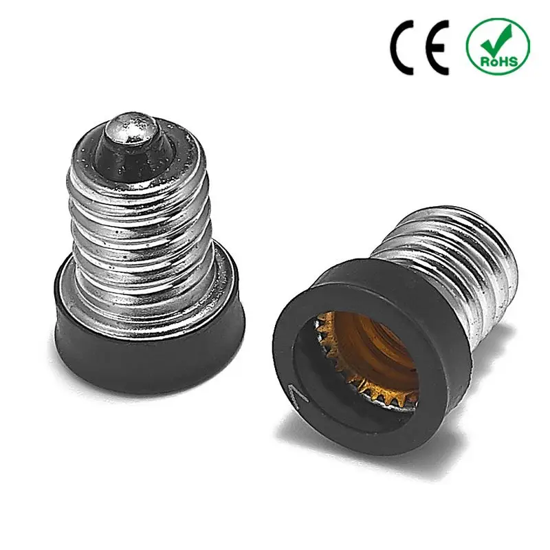 

E14 to E12 Adapter E14 to E12 Lamp Holder Power Adapter Converter Base Socket LED Light Bulb Extend Plug