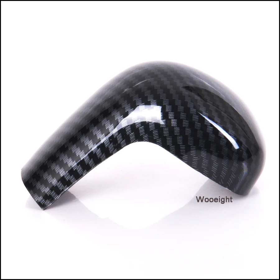Car Accessories Universal Manual ABS Carbon Fiber Style Interior Gear Head Shift Knob Switching Cover For Toyota Camry 2018 (4)