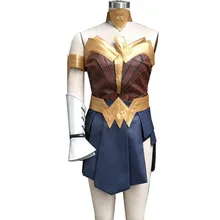 Чудо-Женщина Диана Принц карнавальный костюм комплект Хэллоуин костюмы для женщин гадот Wonder Woman костюм