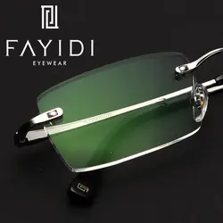 Сплав очками Для мужчин ретро оптический ясно Анти Blue Ray фотохромные линзы близорукость дальнозоркость очки # F112