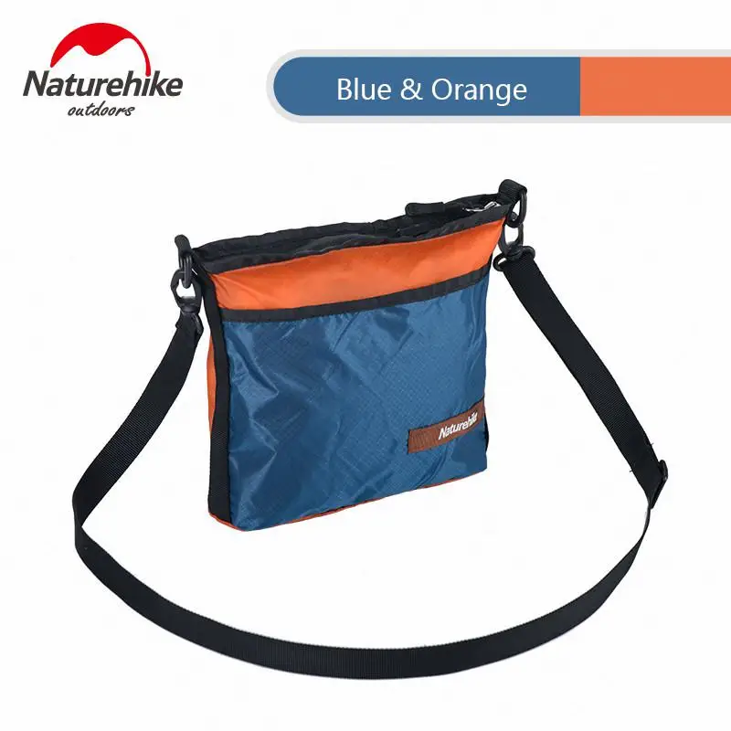 Naturehike, ультра-светильник, мини-сумка-мессенджер, 20D, водонепроницаемая сумка на плечо, сумка для отдыха, 6 цветов, унисекс, сумка для путешествий - Цвет: Blue