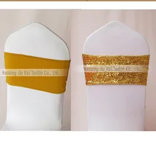 Лидер продаж! 100 шт блестки спандекс лайкра стул полоса День рождения использовать свадебное украшение модное кресло полоса