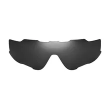 Walleva Polarized Black Replacement Lenses for Oakley Jawbreaker Sunglasses