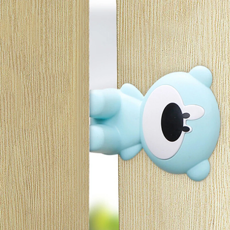 

2018 Hot Sale Creative Safety Child Cute Animal Finger Protection Door Card Soft Silicone Door Stop Cartoon Style Door Stopper