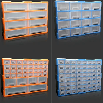 

High Quality Toolbox Parts Box Tool Case Toolbox Classification of Ark Multi-grid Drawer Type Building Blocks Case Receive Case