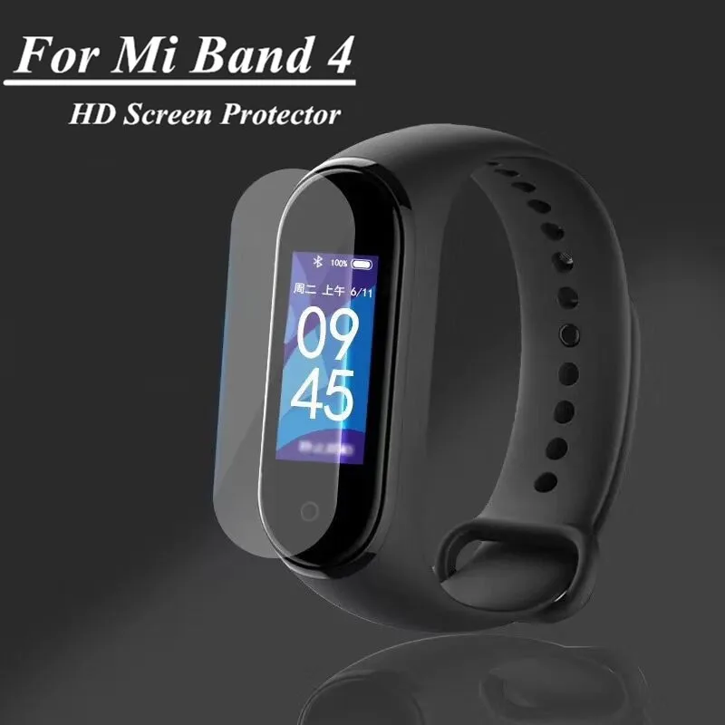 1-2-5 шт. ультратонкая Защитная пленка для Xiaomi Mi Band 4 3 | Электроника