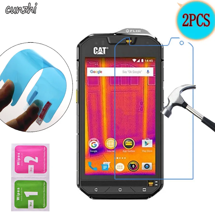 

Soft Ultra Clear TPU Nano-coated Tempered Explosion proof Screen Protector Film For Cat S60