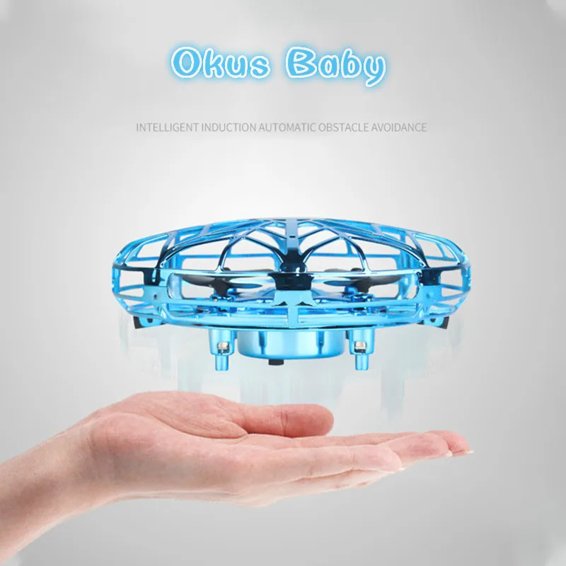 

2019 UFO Drone Toys Infrared Sensing Control Interactive Aircraft Gesture Induction Controlled Altitude Hold Quadcopter for Kids