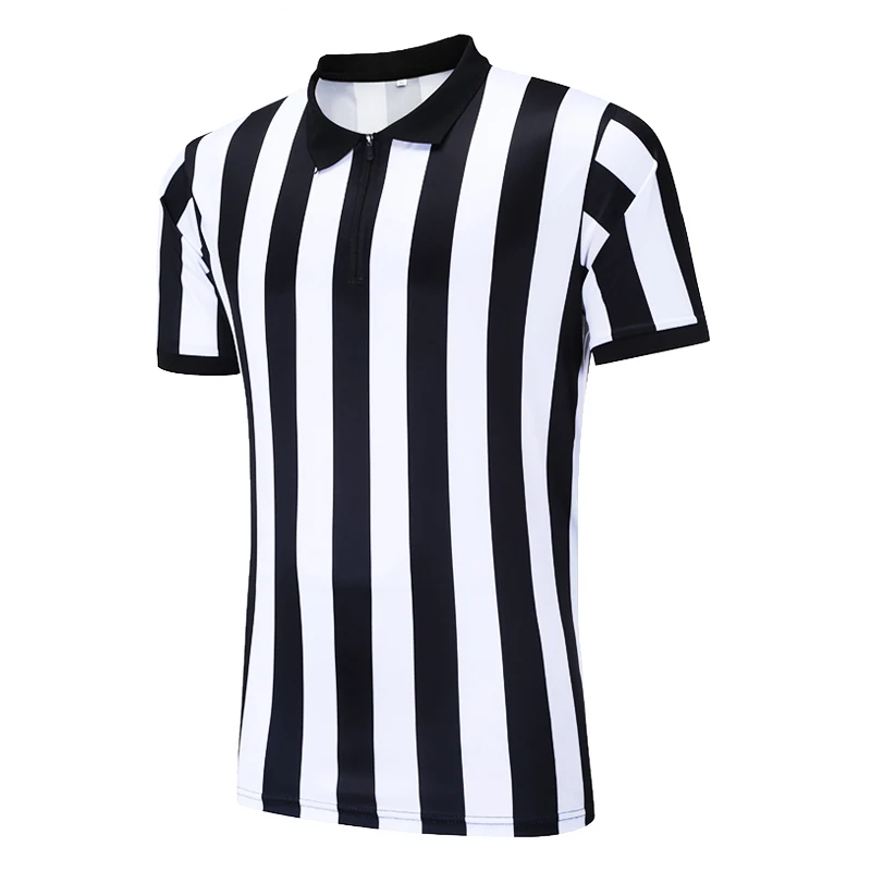 Shinestone Referee Shirt Men's Basketball Soccer Referee Jersey 100% Polyester Referee Uniform Adults Football Referee Uniform