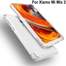 Роскошный противоударный чистый мягкий чехол Capa для Xiaomi mi Mix 2 телефонные чехлы Силиконовая задняя крышка 5,99 ''для mi x 2 mi x2 оболочки