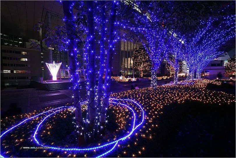 50m 100m árvore de natal decoração do