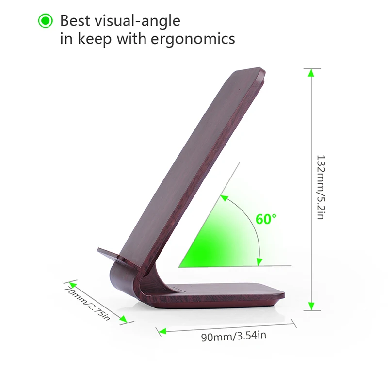 Suntaiho Qi Wireless Charger For iPhone 8/X 10W Charging Dock Cradle Charger For Samsung S8 S7 Wireless Charger Not Solid wood Suntaiho Qi Wireless Charger For iPhone 8/X 10W Charging Dock Cradle Charger For Samsung S8 S7 Wireless Charger Not Solid wood