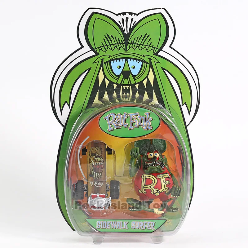 Rat Fink Action Figure Ed /"Big Daddy/" Roth Special Red Edition
