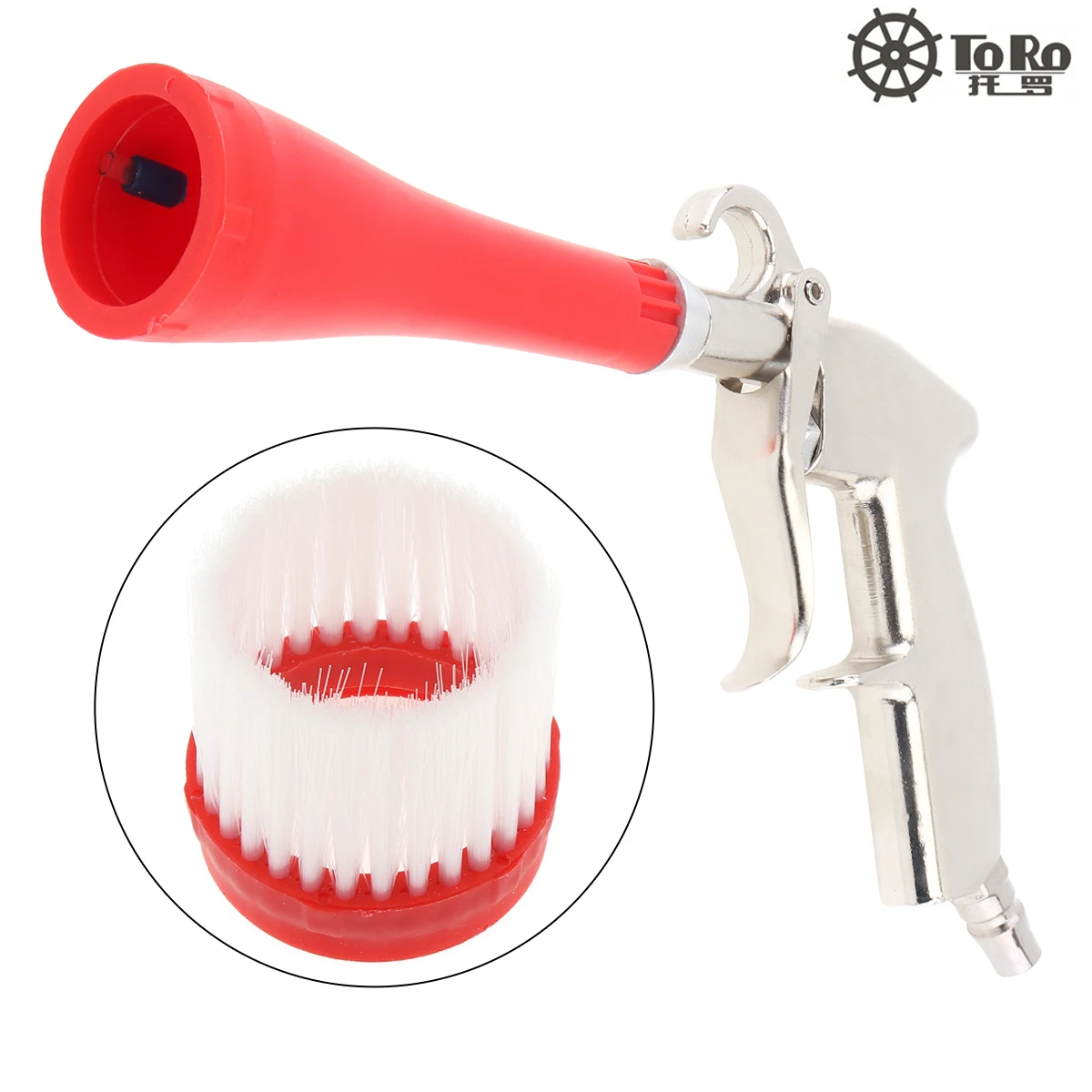TL-AA-05 High Pressure Pneumatic Duster Blow Gun with 12cm Hose Connector and Cleaner Brush Head for Dust Removal / Car Wash | Инструменты
