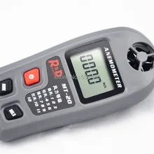 Mt-20 цифровой Беспроводной Анемометр большой ЖК-дисплей Дисплей точность+/-3% диапазон 0~ 30 м/с Разрешение 0.1 м/с