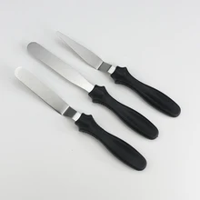 Из нержавеющей стали для масла нож для кремового Торта Глазурь Рассекатель помадка, кондитерские изделия для украшения торта кухонная лопатка для торта smoдругой