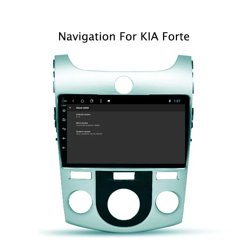 Discount NAVITOPIA 9inch 2G RAM 32G ROM Android 8.1 Car DVD Multimedia GPS Navigation for Kia Forte 2009 2010 2011 2012 2013 2014-2017 5