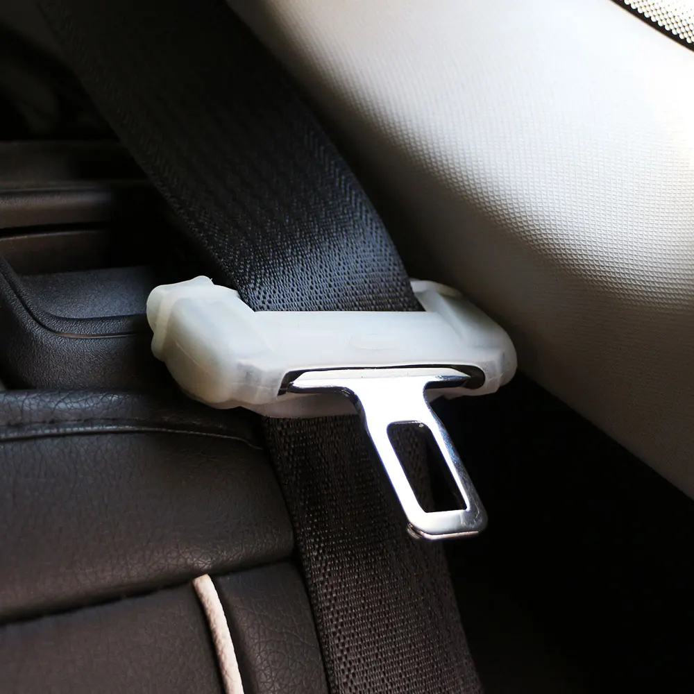 Carmilla Car Seat Safety Belt Buckle Silicon Protector Cover for Skoda Octavia Fabia Rapid for VW Tiguan Passat Polo Jetta Golf