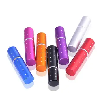 

500Pcs/Lot Hot New 10ml Mini Aluminum Perfume Bottle 10CC Fashion Portable Atomizer Spray Bottles Parfum Container Free Shipping