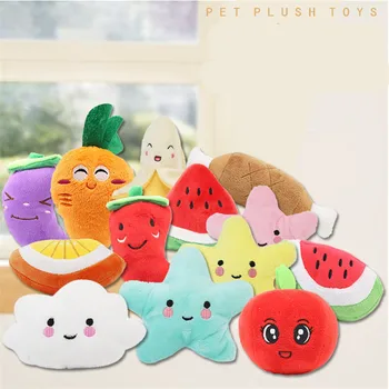 

Dog Toys Lovely Cartoons Shape Fruits Star Dogs Train Their Molars To Bite Make A Sound Pet Toys Pet Supplies Accessories
